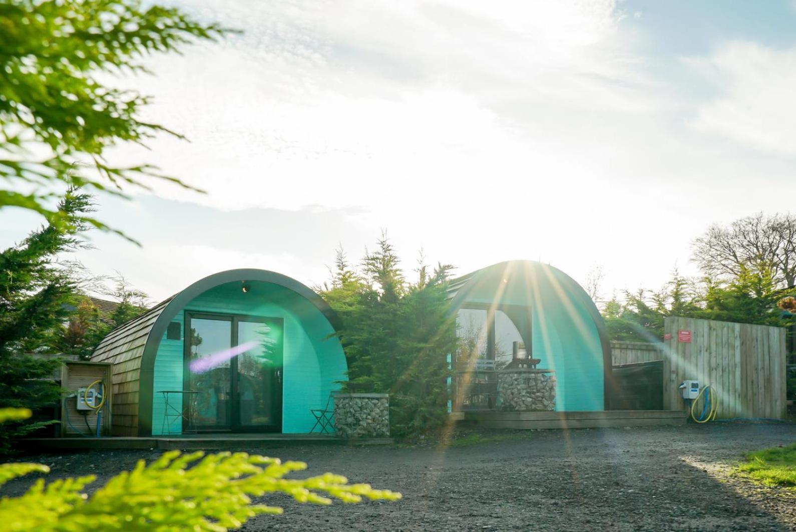 Original Glamping Pod With Hot Tub 호텔 프로드샴 외부 사진